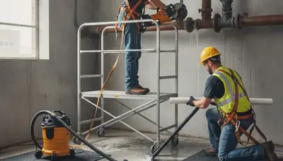 Emergency plumber in Albuquerque, NM repairing a home pipe leak