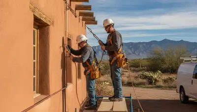 Plumber repairing a pipe in Albuquerque, NM for plumbingalbuquerquenm-new.com