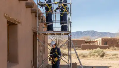 Plumber repairing pipes in Albuquerque, NM for a plumbing repair service