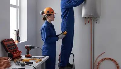 Tankless water heater installation service in Albuquerque, NM for reliable hot water efficiency